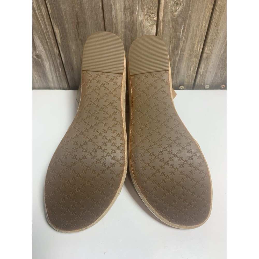 Johnston & Murphy Gigi Cross-Band Sandal Women’s Shoe Size 8.5 Tan Calfskin - Picture 7 of 9